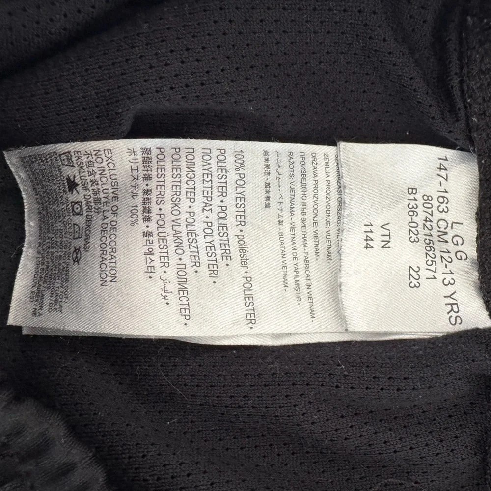 Jordan Basketball Shorts Black White Striped Mesh -  size L‎ (12/13)